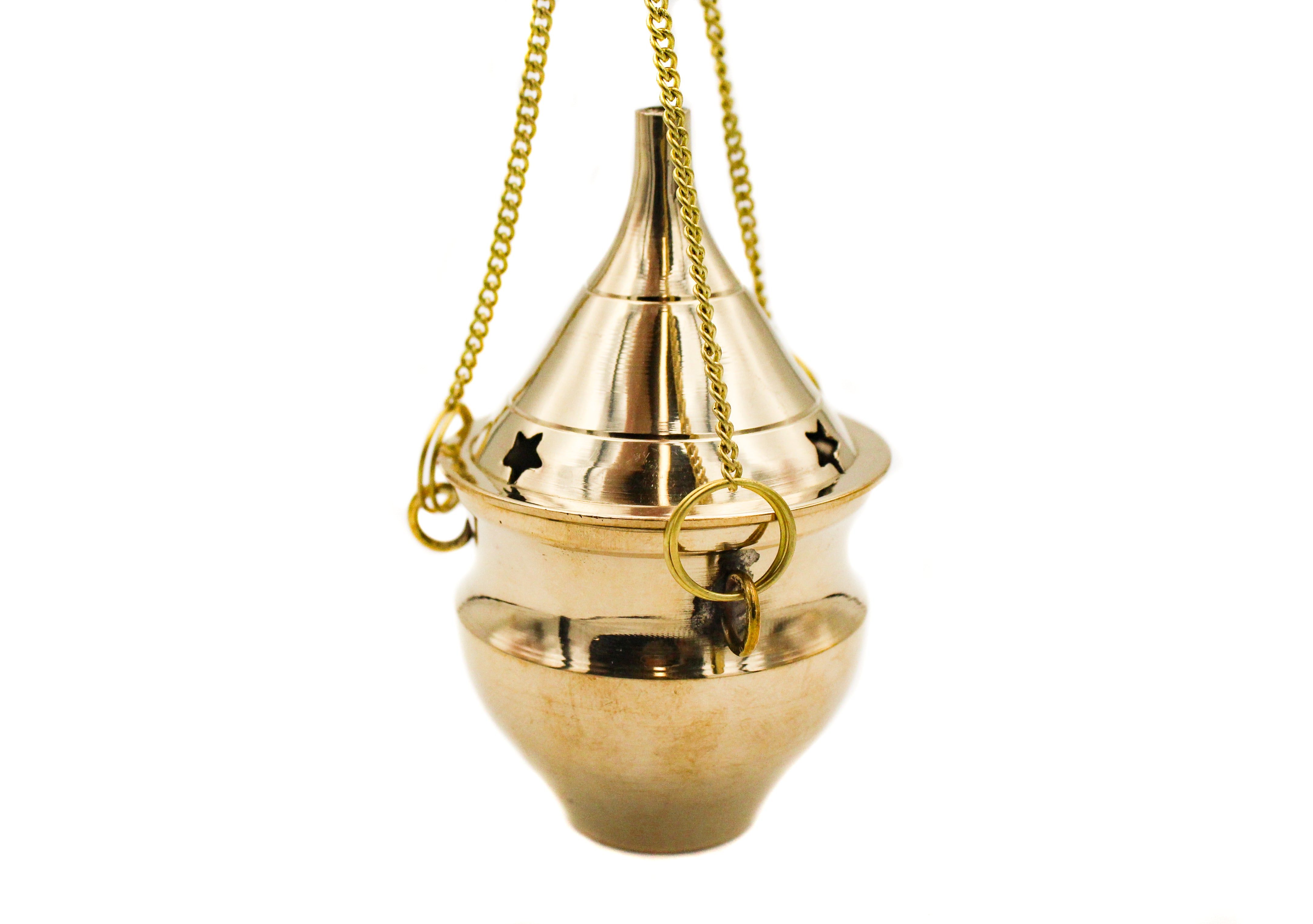 Incense Holder - Brass Burner Hanging Assorted Shapes $30